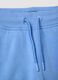 Girls&rsquo; light blue pure cotton shorts, regular fit_2