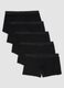 Five-pack of black stretch organic cotton boxers_4