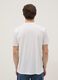 Wei&szlig;es T-Shirt aus reiner Baumwolle mit aufgesetztem Print, Regular Fit_3