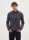 Black Pure Cotton Regular Fit Sweater_1