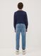 Blue stretch-cotton jogger jeans with drawstring for boys_1
