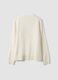 Sand viscose-blend jumper with sequin embroidery, regular fit_6