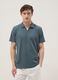 Green stretch cotton short-sleeve polo_1