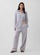 Striped linen-blend trousers_0