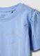 T-shirt in puro cotone azzurra da bambina regular fit con stella_2
