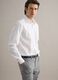 Slim fit white pure cotton shirt_0