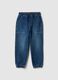Jogg-Jeans in blauem Baumwoll-Mix mit entspannter Passform f&uuml;r Kinder_0