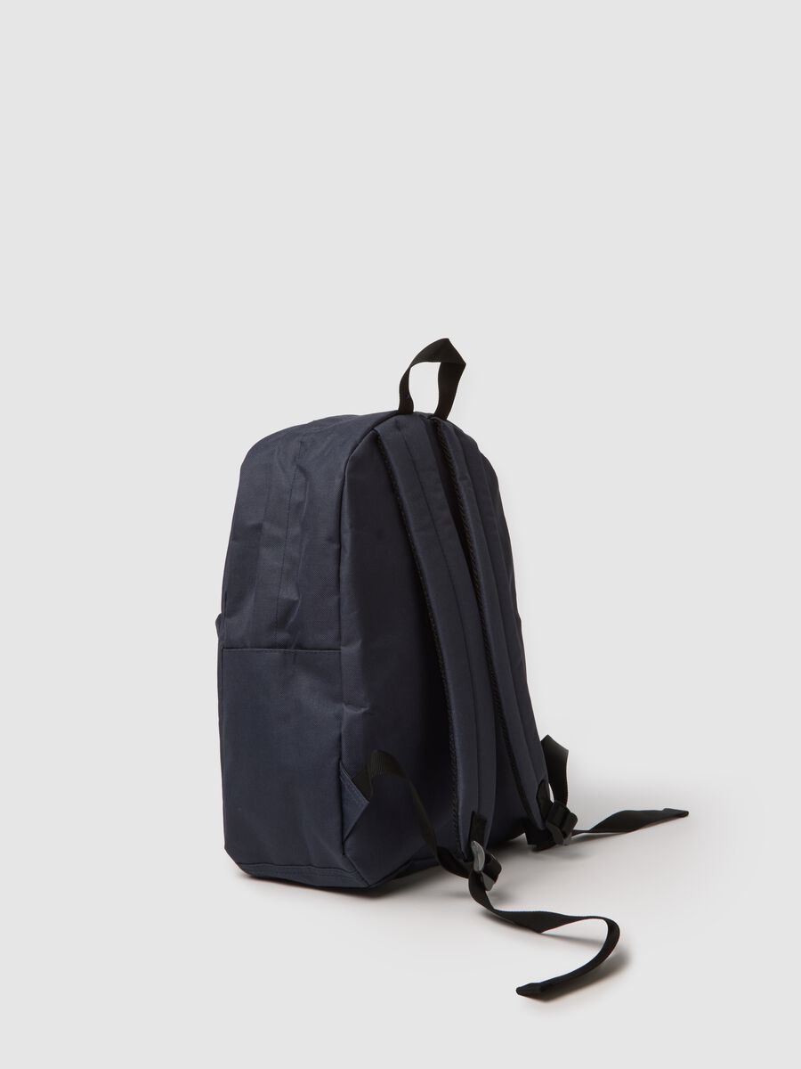 Blue Backpack with Extra Pockets_1