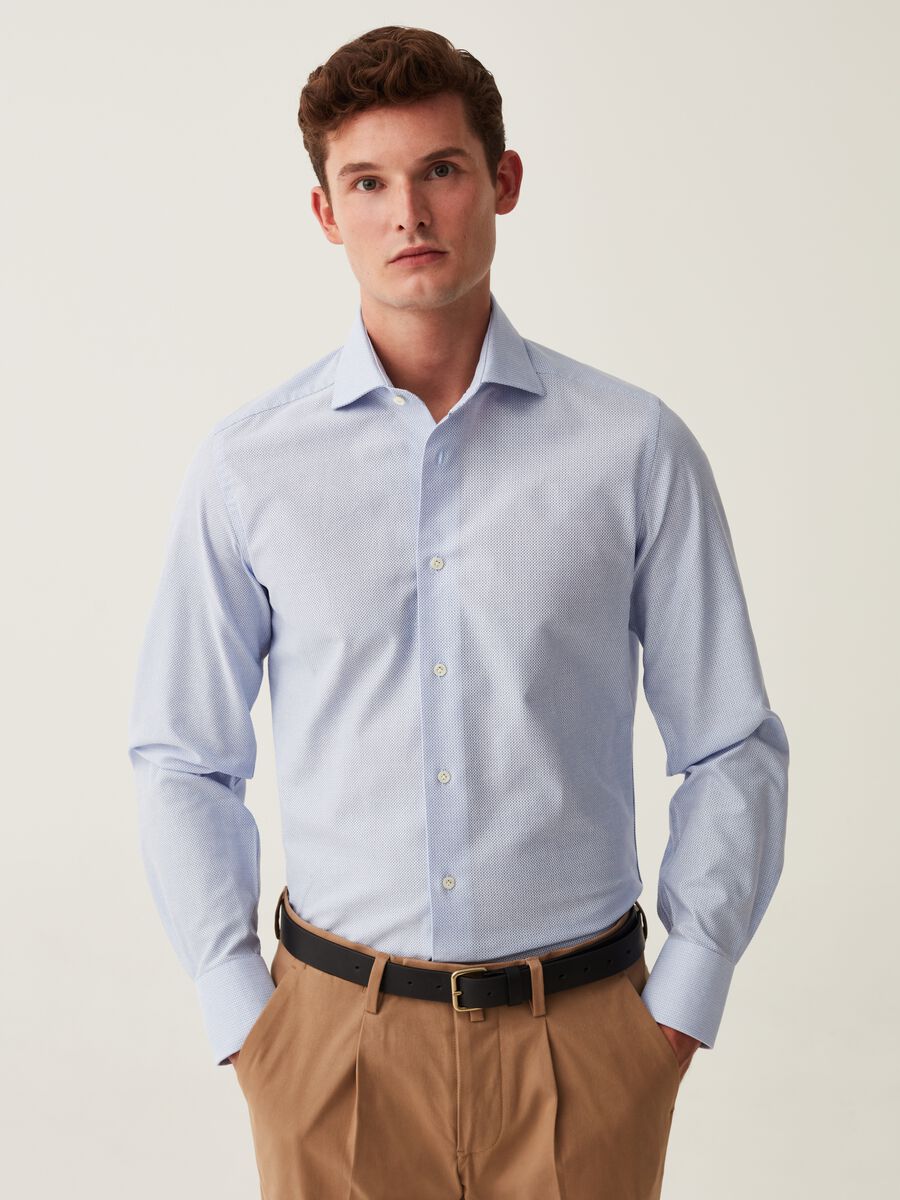 The Perfect Item slim-fit shirt in pique_0