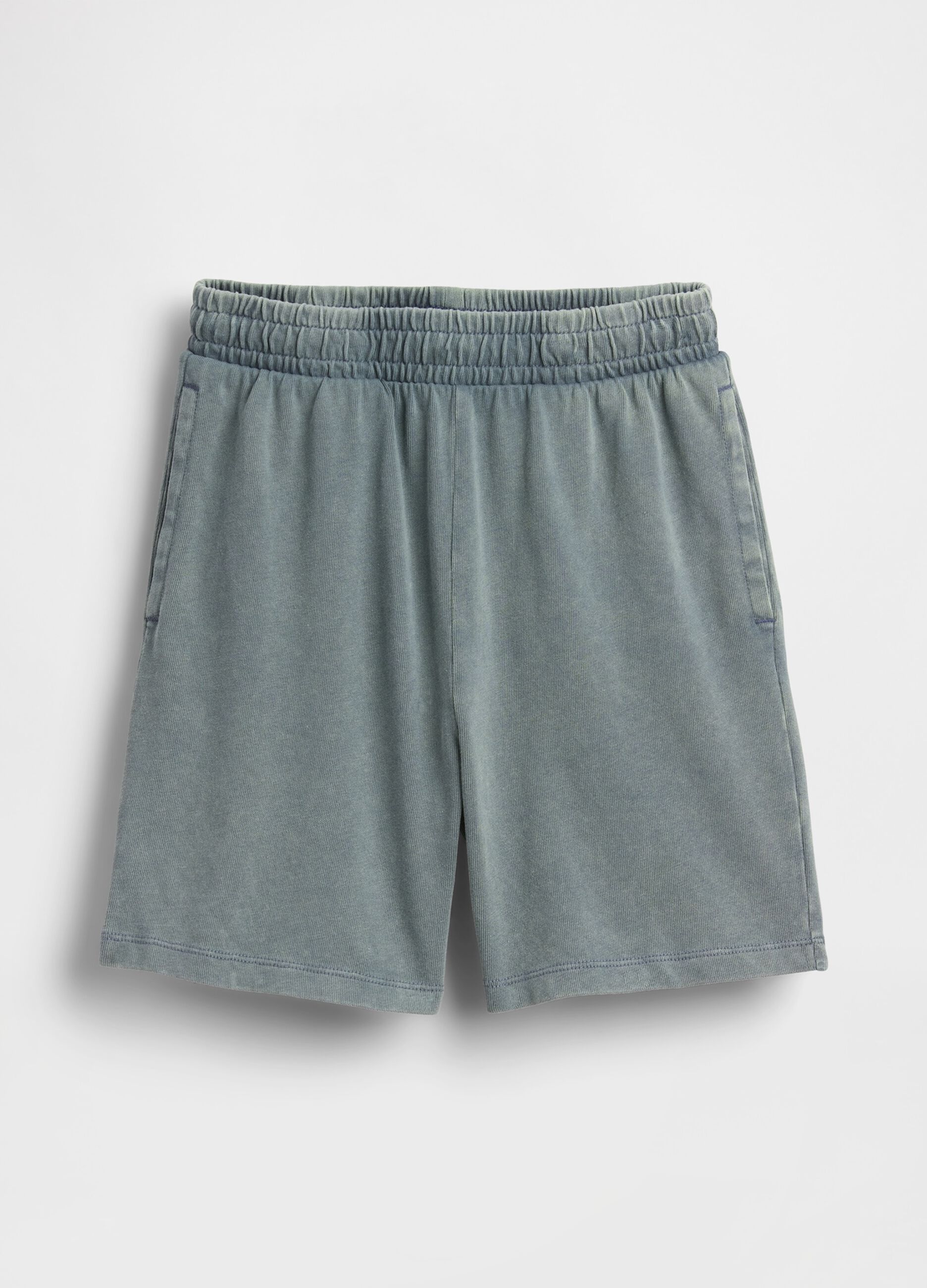 Pure cotton shorts with elasticated waist