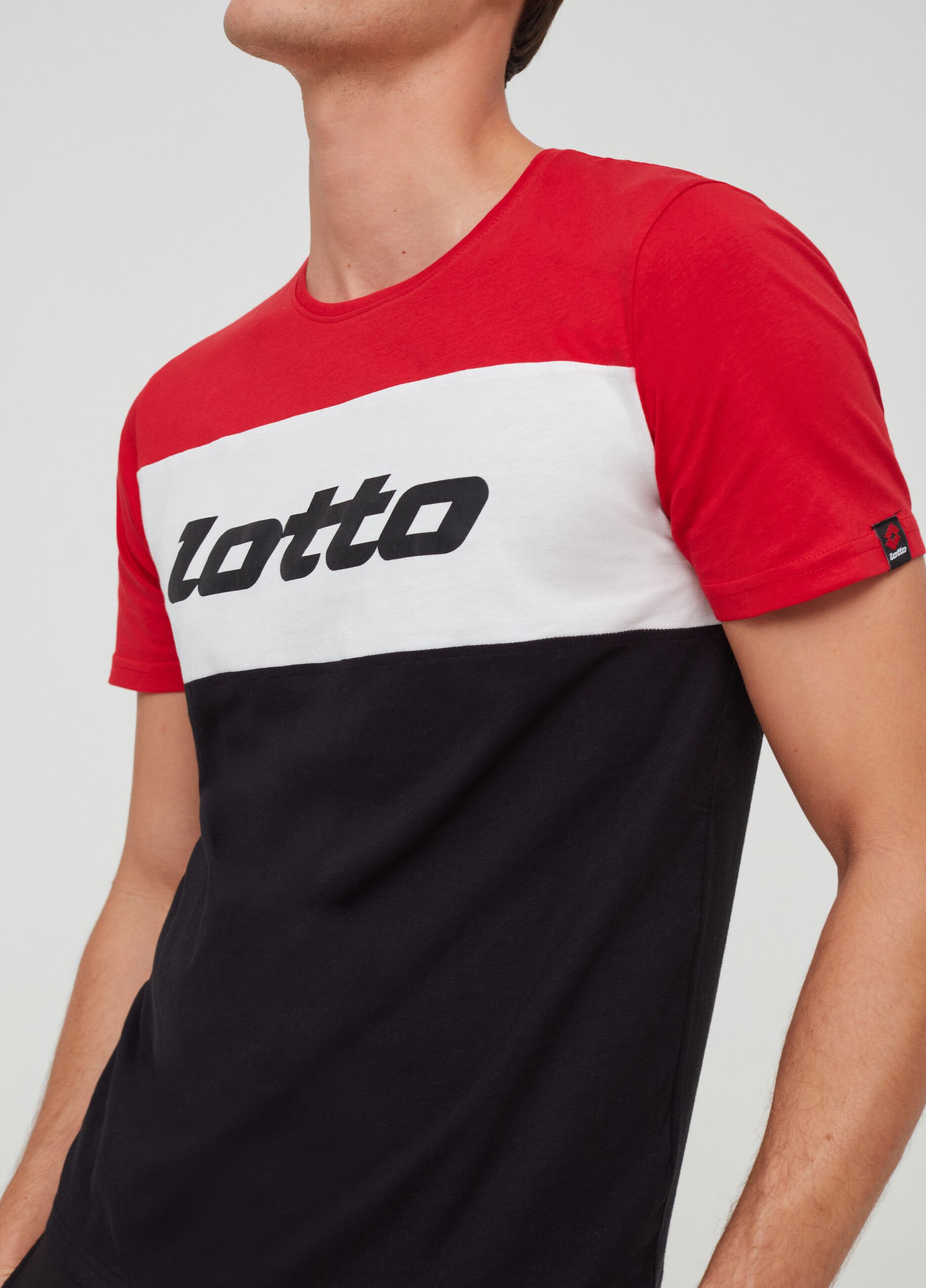 Camiseta algodón 100% estampado Lotto