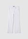White Stretch Cotton Flare Jeans_0