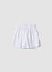 Girls&rsquo; white stretch shorts with elasticated waist, regular fit_1