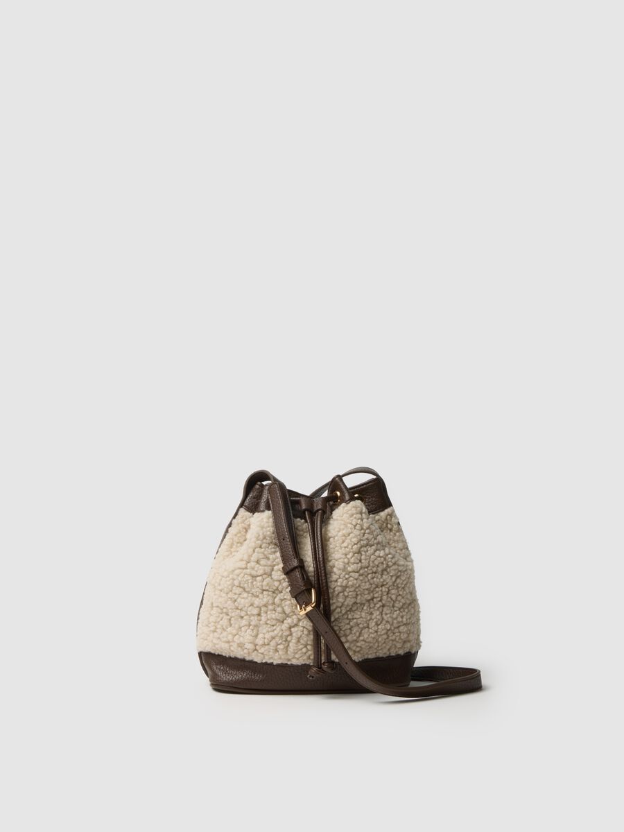 Beige bag with brown details_1