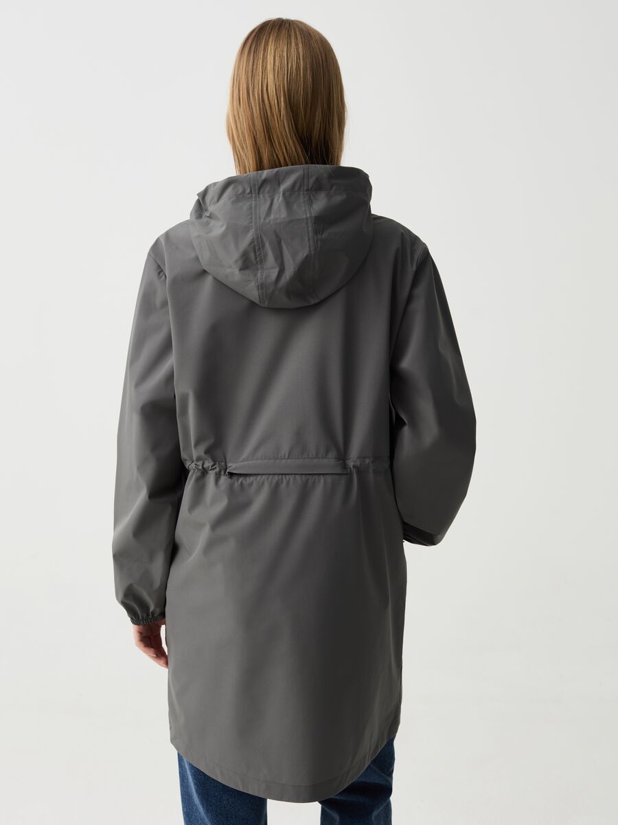 Long waterproof jacket with hood_2