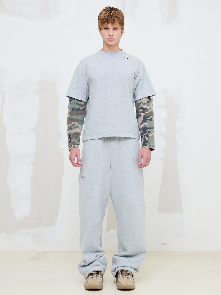 Double Longsleeve Grau & Camo_2