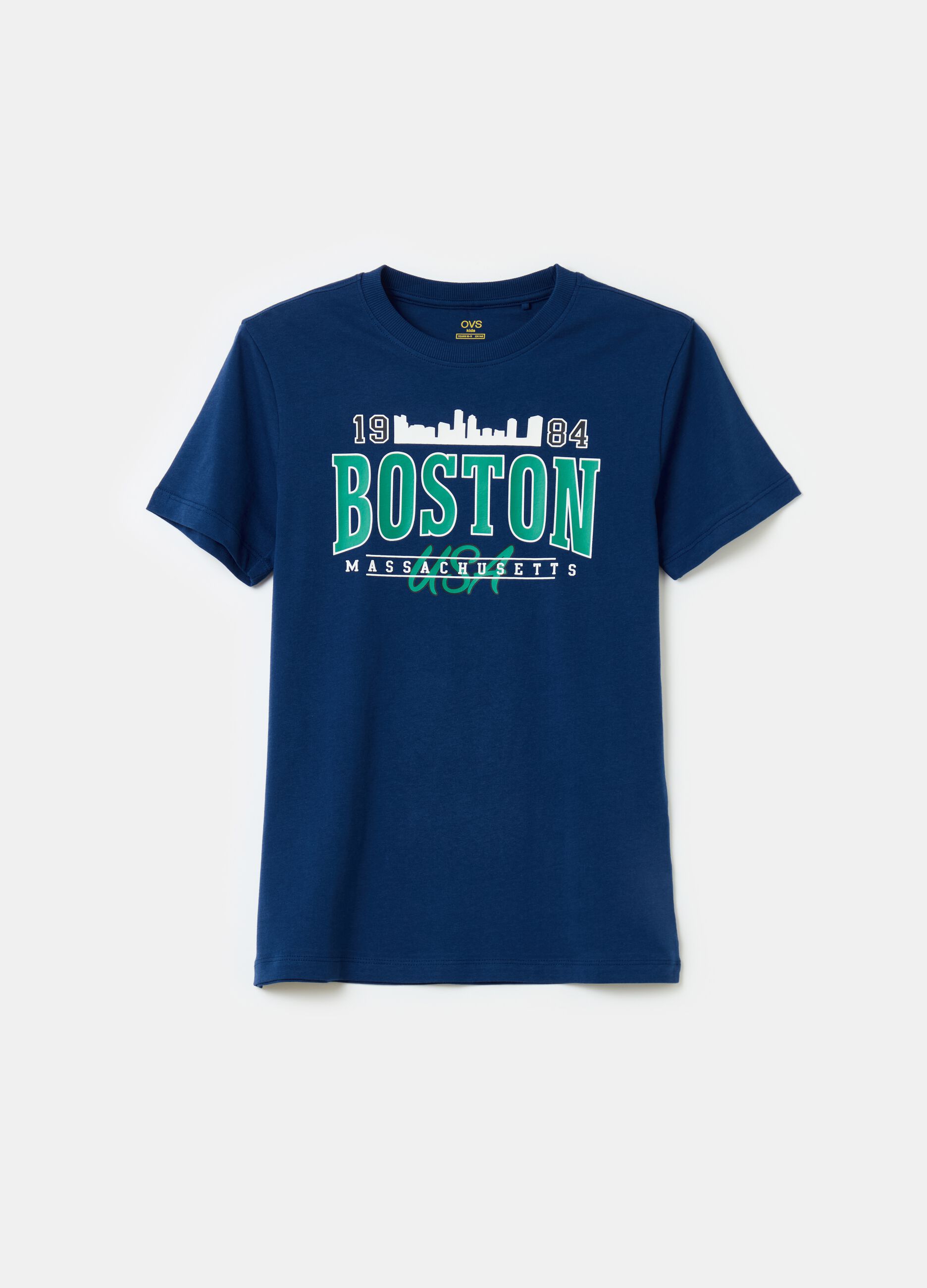 T-shirt with college lettering print