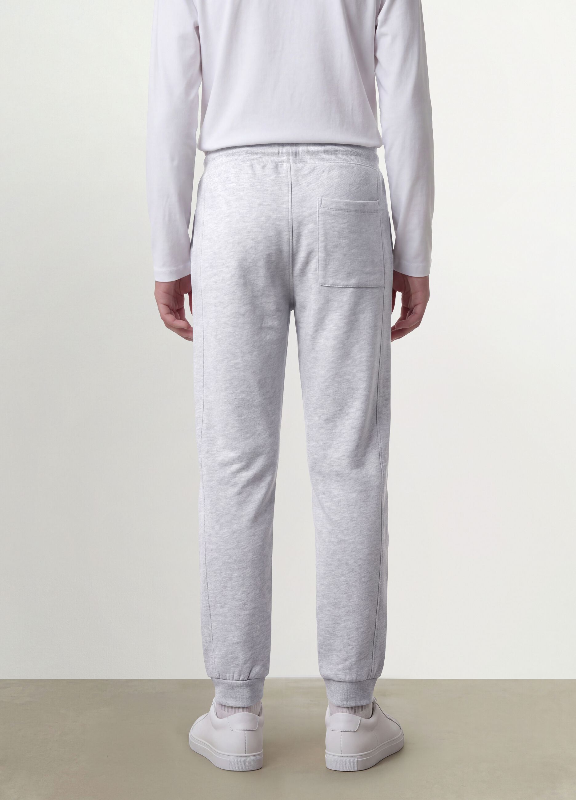 Graue Jogginghose aus Bio-Baumwolle