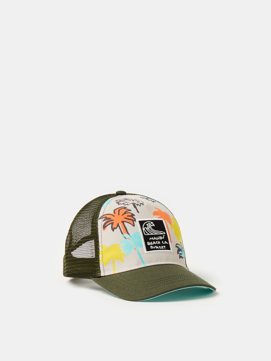 Baseball cap with print_0