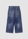 Blue pure cotton relaxed-fit jeans_5