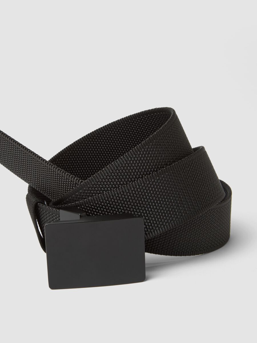 Black belt with matte buckle_2