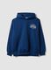 Sweatshirt azul com capuz em mistura de algod&atilde;o com estampado Lakers_4