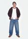 Blaue Denim-Jeans aus reiner Baumwolle im Loose Fit_0