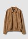 Beige regular-fit jacket with zip and buttons_4