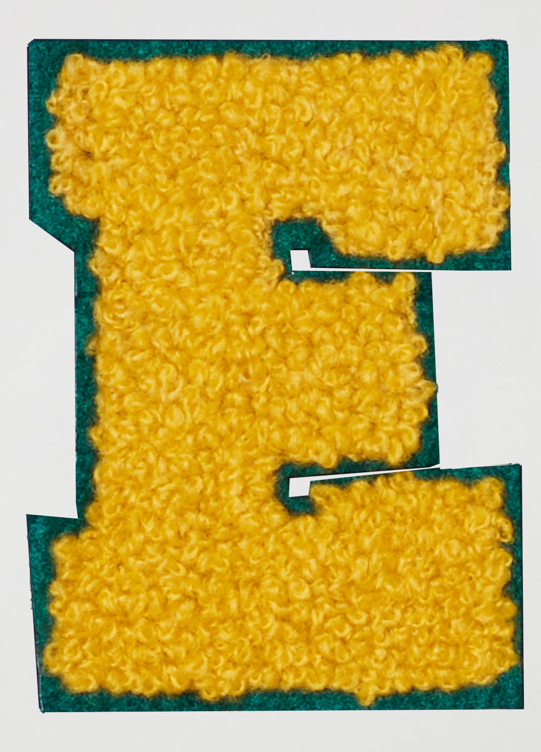 Letter E patch