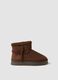 Botins castanhos com acabamento_0