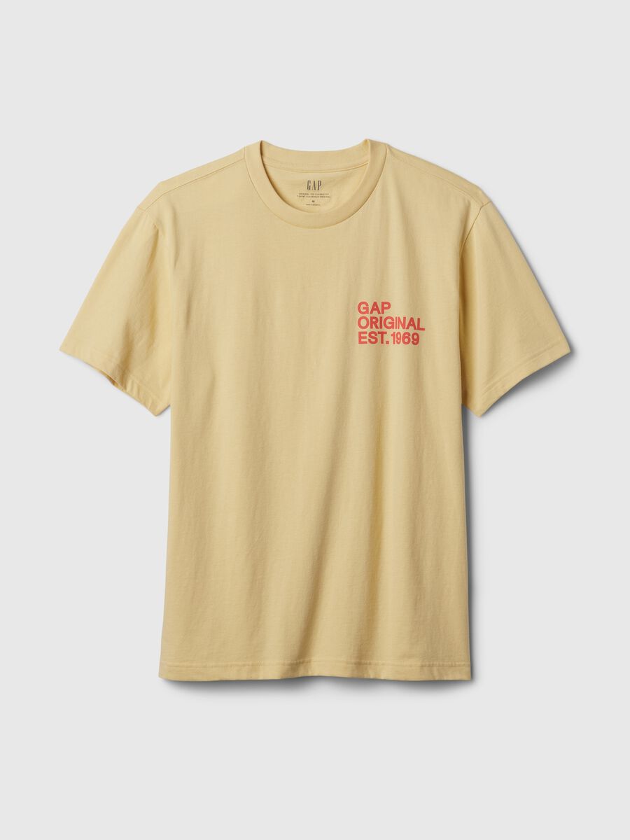 T-shirt in cotone con stampa logo_4