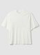 White short-sleeve T-shirt in pure cotton_4