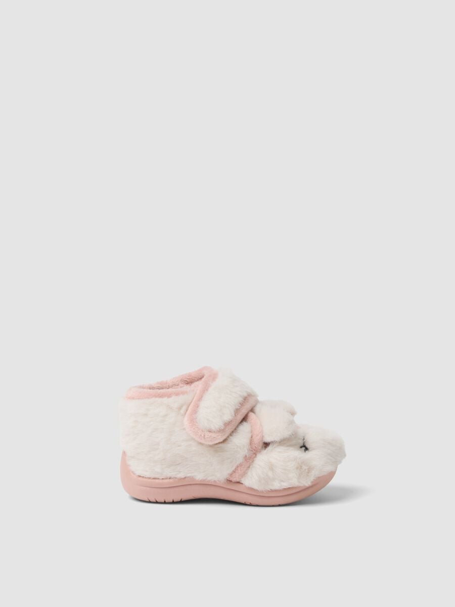 Rosa Hausschuhe mit Tiermotiv f&uuml;r Baby und Kleinkind M&auml;dchen_0