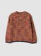 Multicoloured crew-neck jumper in wool and alpaca blend_3