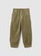 Children's Green Velvet Trousers Regular Fit_0