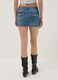 Blue stretch-cotton denim mini skirt_2