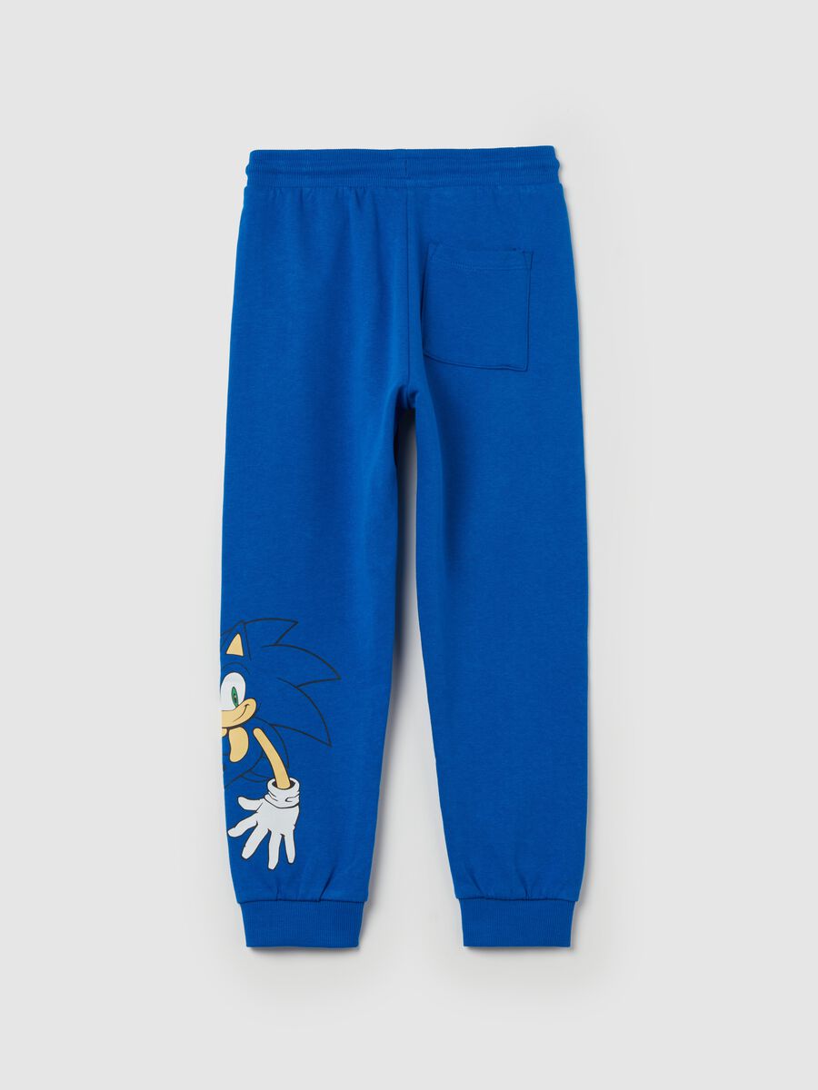 Joggers with drawstring and Sonic print_1