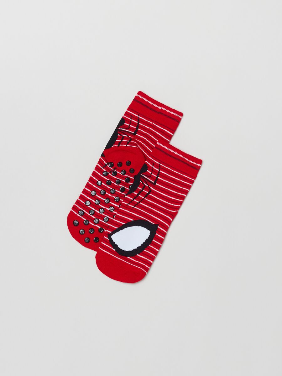 Slipper socks with Spider-Man design_1