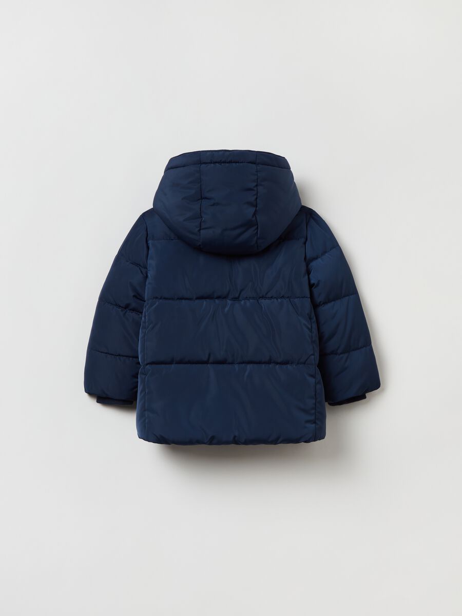 Full-zip down jacket with hood_1
