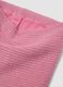 Pink knitted snood scarf_2