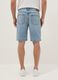 Light blue denim Bermuda shorts in pure cotton, regular fit_2