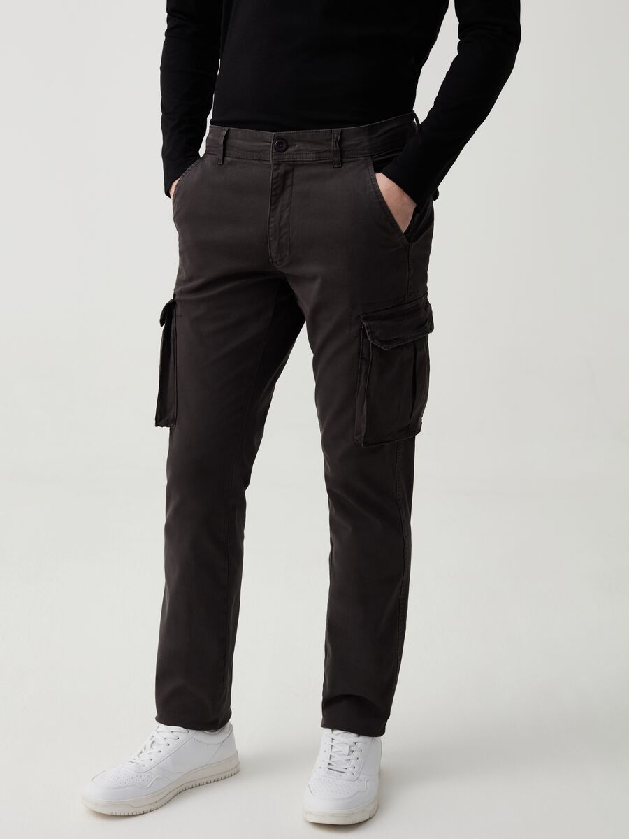 Street Twill Skinny Trousers Nocturnal