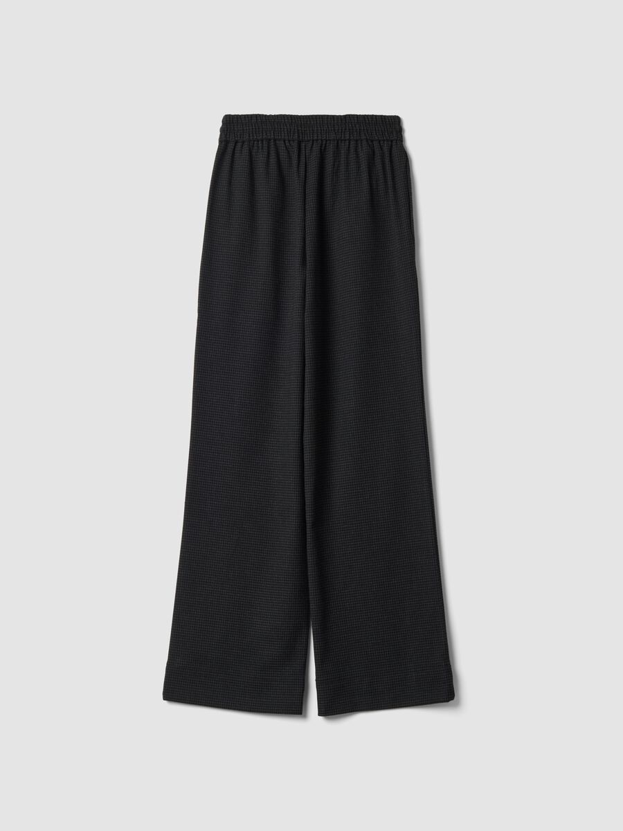 &Mu;&alpha;ύ&rho;&omicron;-&gamma;&kappa;&rho;&iota; wide leg joggers &alpha;&pi;ό &epsilon;&lambda;&alpha;&sigma;&tau;&iota;&kappa;ό &mu;&epsilon;ί&gamma;&mu;&alpha; &beta;&iota;&sigma;&kappa;ό&zeta;&eta;&sigmaf; &mu;&epsilon; &sigma;&chi;έ&delta;&iota;&omicron;_2