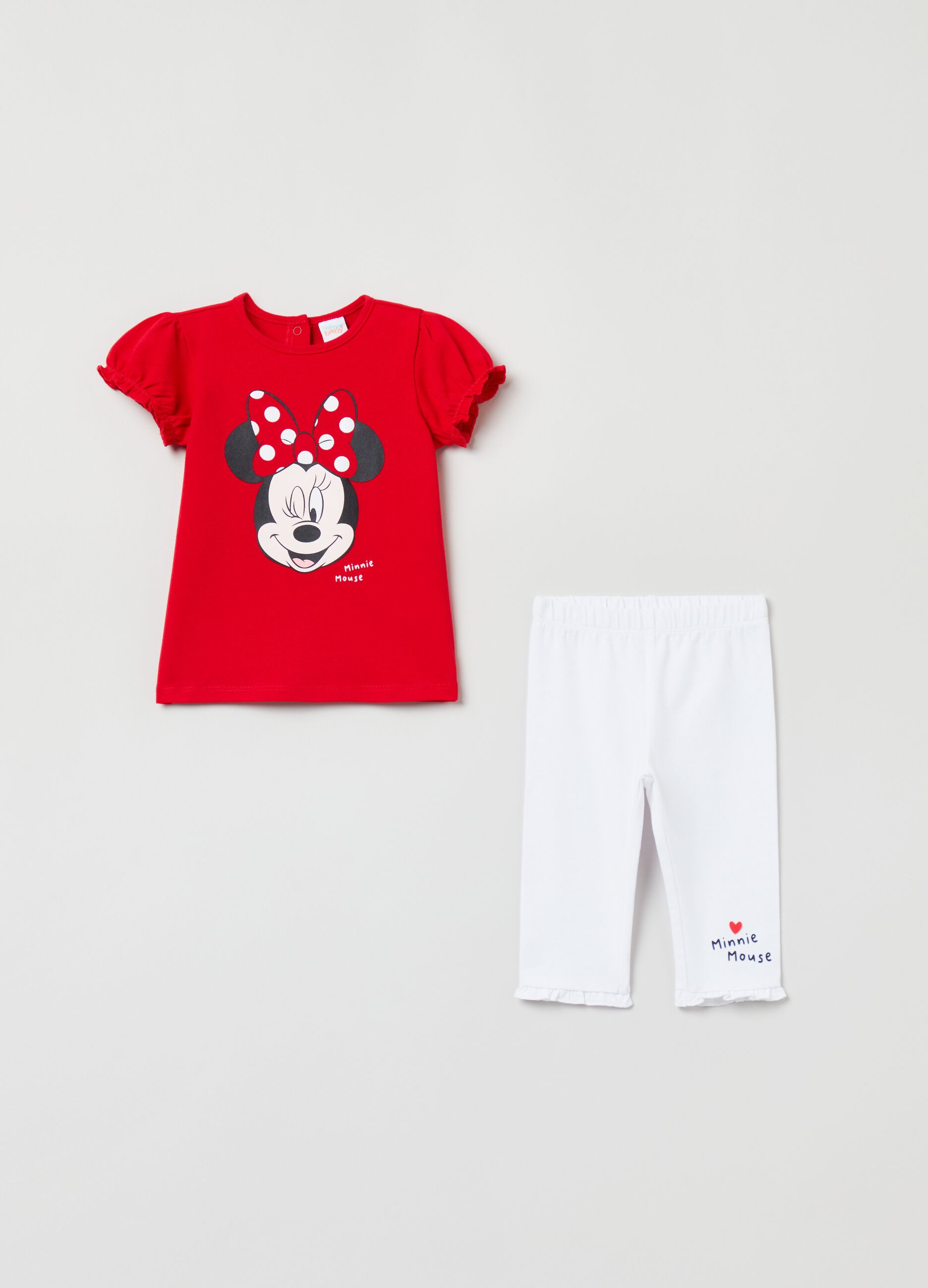 Jogging set with Disney Baby Minnie Mouse print