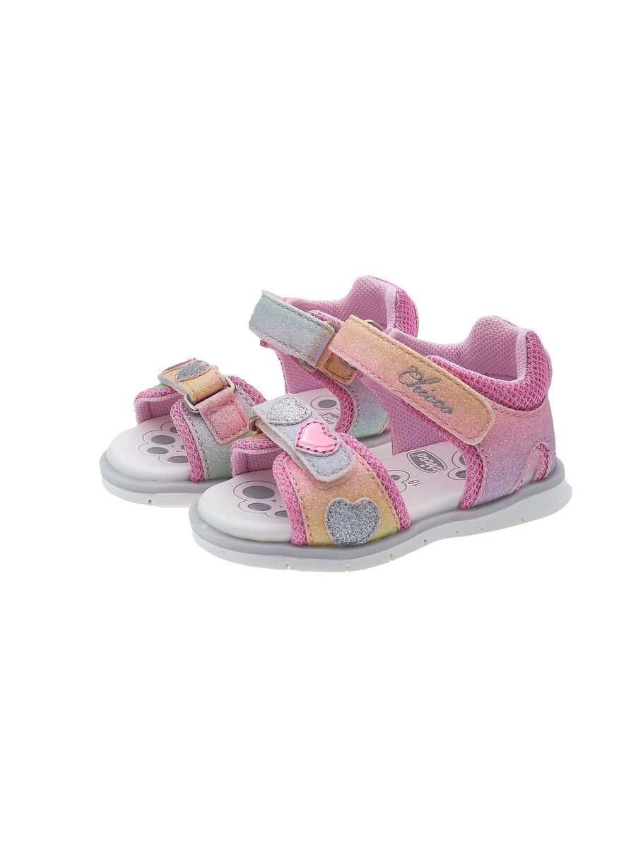 Fernanda multicoloured glitter sandals_1