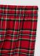 Girl's regular fit multicolour plaid pyjamas in pure cotton_3