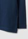 Blue long-sleeve organic cotton T-shirt_3