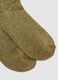Gr&uuml;ne Socken aus elastischem Strick mit Lurexgarn_1