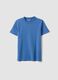 Boys' blue pure cotton regular-fit T-shirt_3