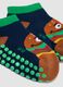 2-pack organic stretch cotton anti-slip socks with hamburger print_1